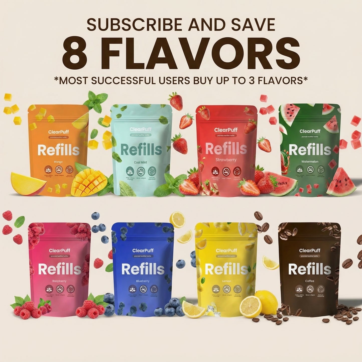 CleanPuff Refills